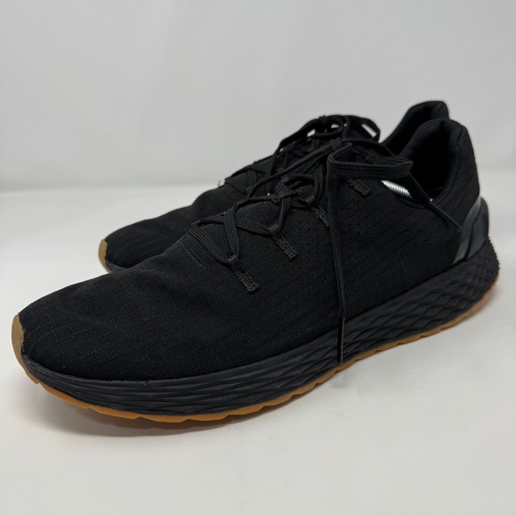 NOBULL Allday Ripstop Black Gum Shoes Comfortable Gym Sneakers Training Men's 13 - Picture 6 of 11